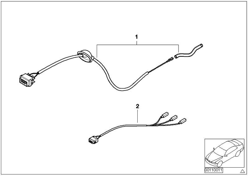 Rep cable parking heater 61116923249