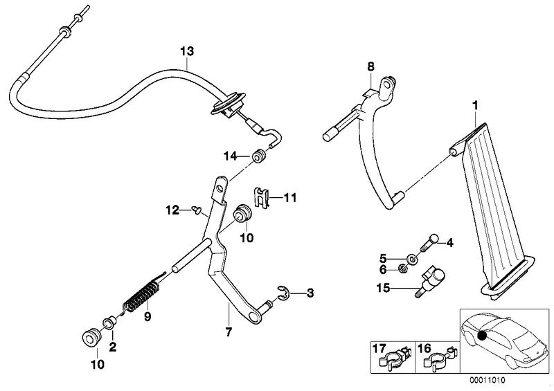 Torsion spring 35401163243