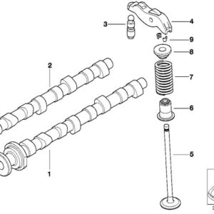 Exhaust camshaft 11312249516