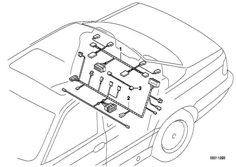 Harness power supply 7 Series 61128370335 - BMW.Click - Spare parts and ...