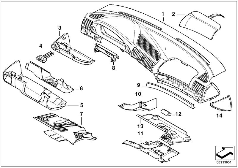 Aperture steering column BLACK 51458161575