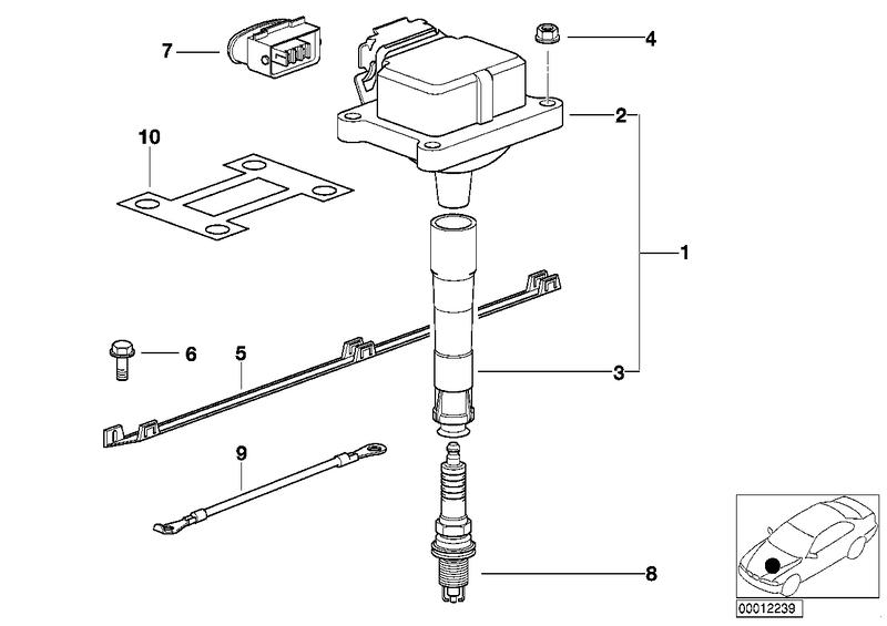 R2525-9 spark plug 12121405274