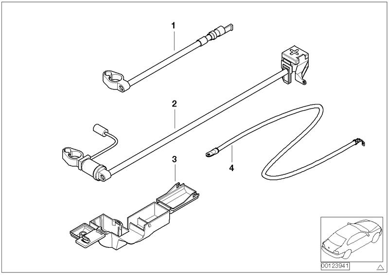 Battery cables plus SBK 61136908500