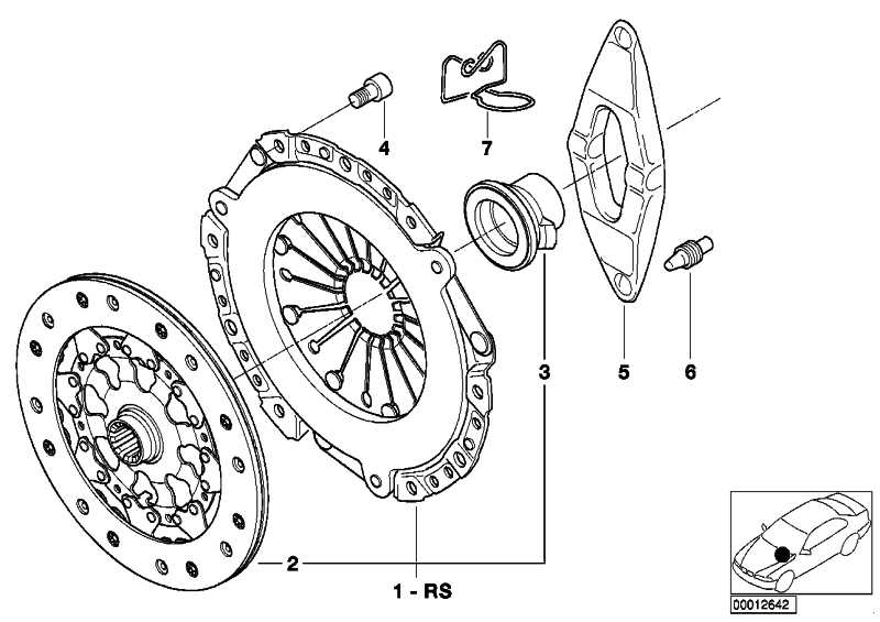 Set coupling parts D = 228mm 3 5er Z3 Z4 21217523620