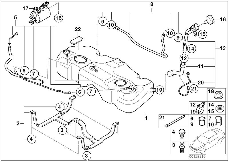 Fuel filler pipe 16116760037