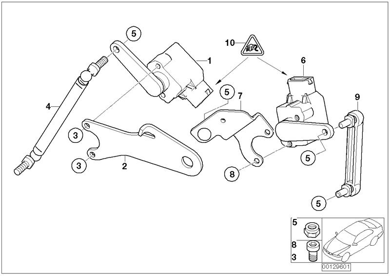 Holder level sensor right 37146781061