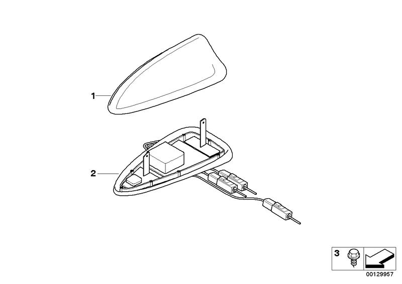 Roof antenna 65206957345