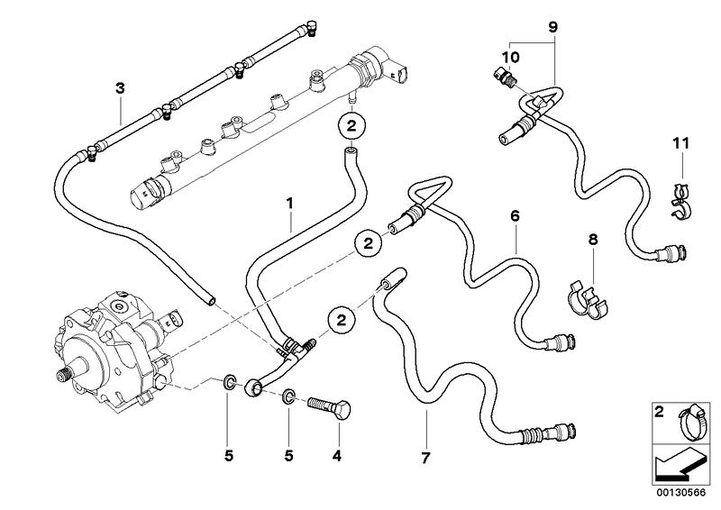 Fuel return line 13537796789