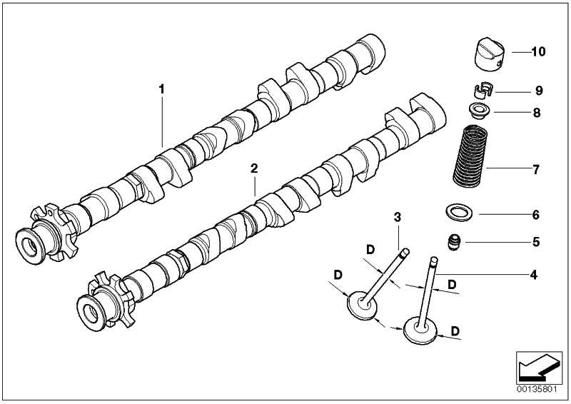 Outlet valve 30.5 / 496MM 11347833774