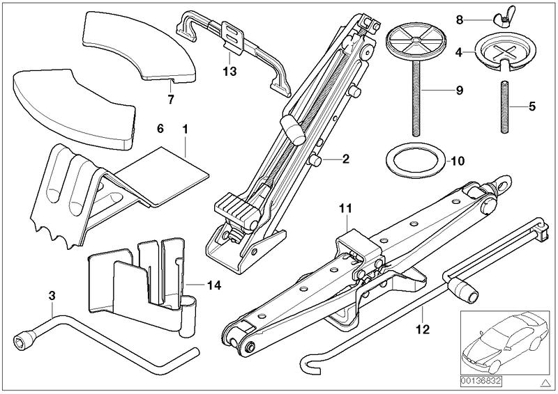 Pad spare wheel 71116750762