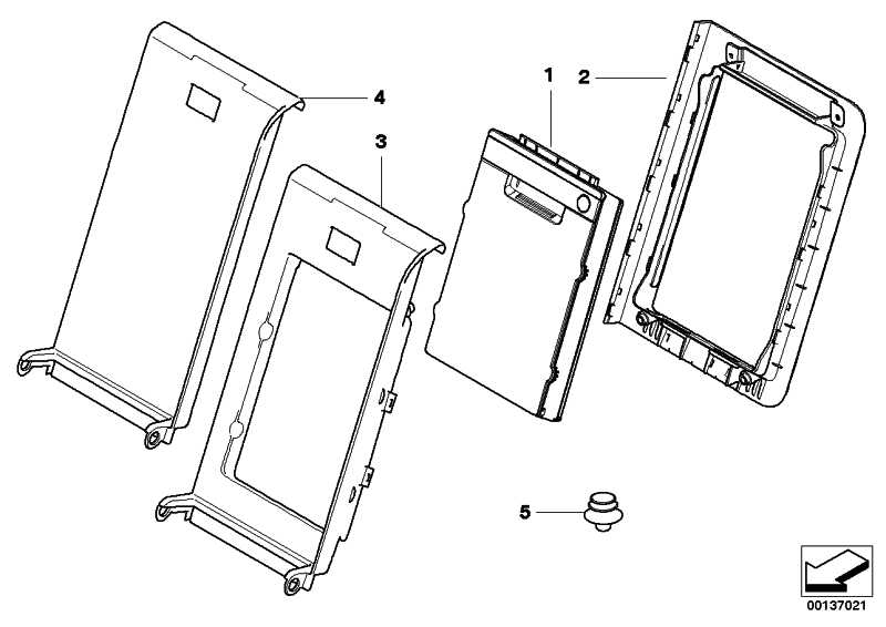 Aperture armrest BLACK 5 Series 52207131715