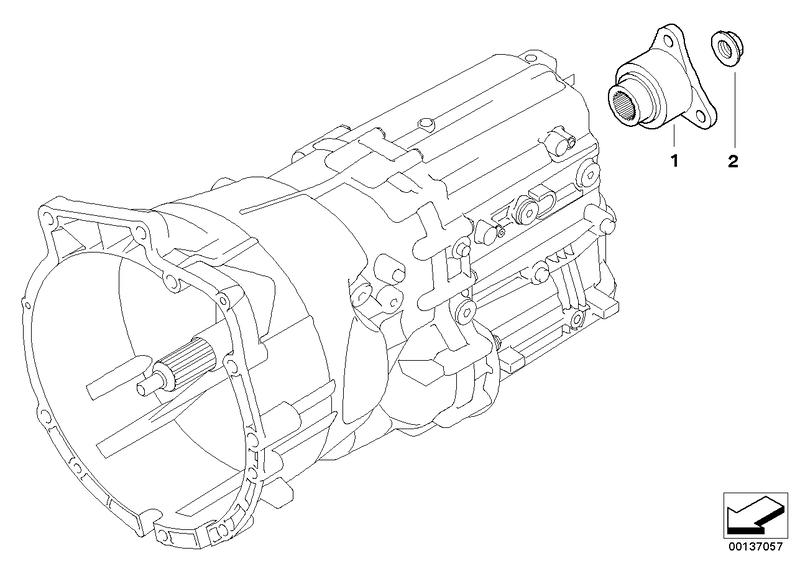 Output flange 23017839330