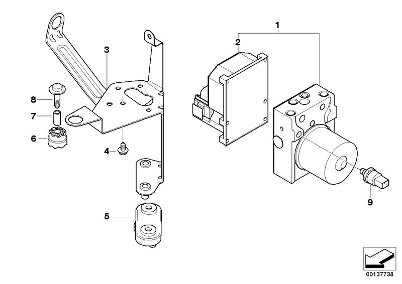 RP DSC hydraulic unit 34516762114