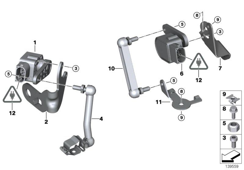 Holder control rod left 37146791074