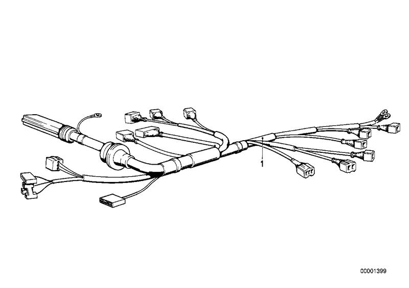 Harness motor DME 12511703907