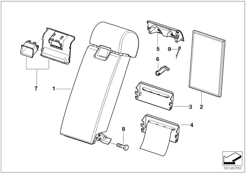 Multifunction armrest GRAU 52208258217