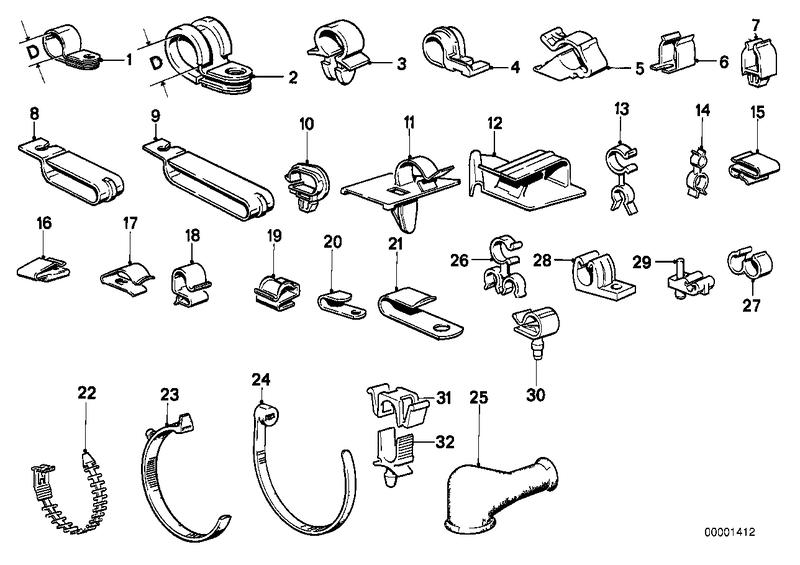 Pipe clamp D = 26 / 6.4 11531279400