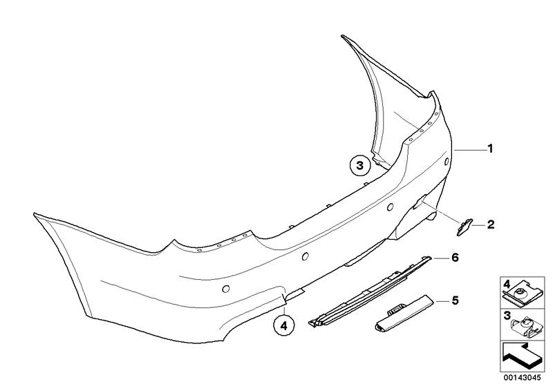 Flap towing primed M 51127898121