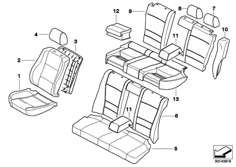 Reference back sports seat nappa leather CINNAMON 5 Series 52108025668