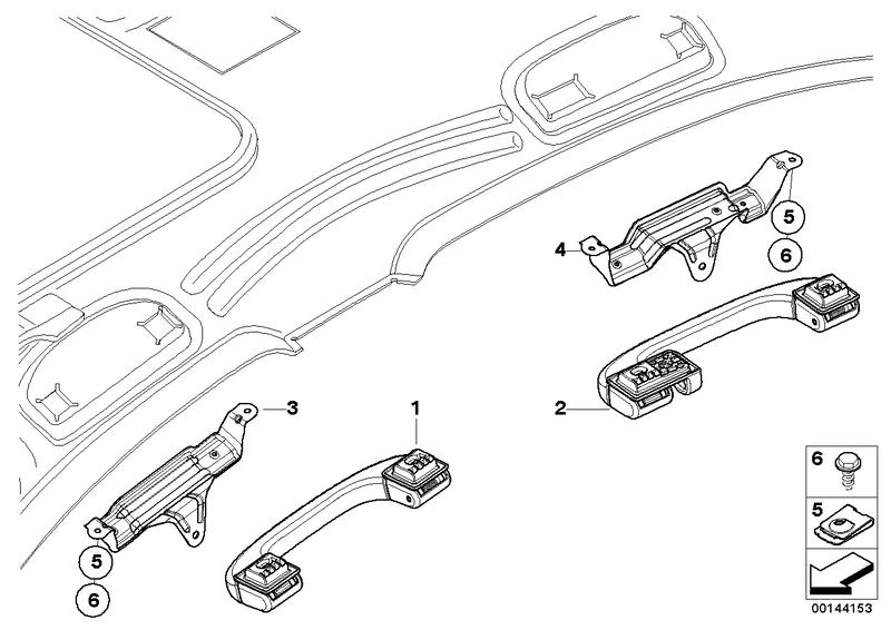 Holder rear left 51167058493