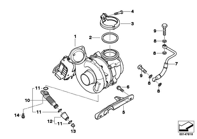 Exchange turbocharger 3 11657796312