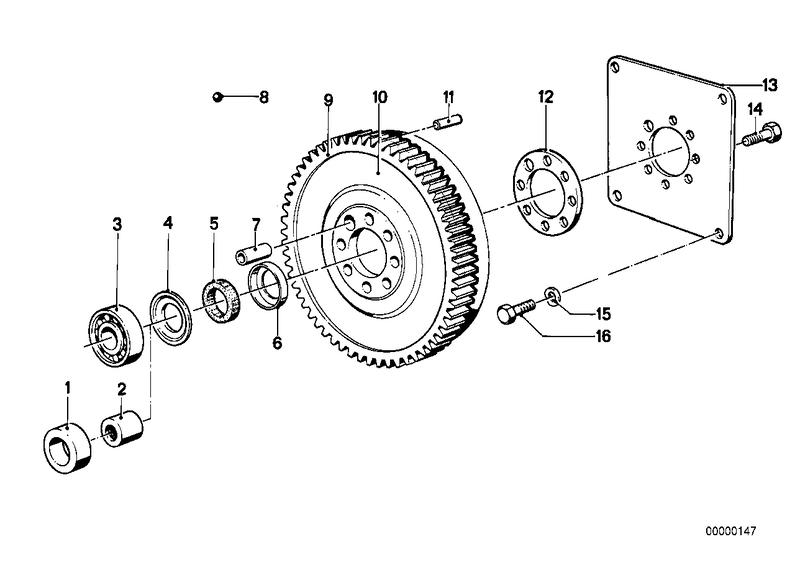 Flywheel 11221262617