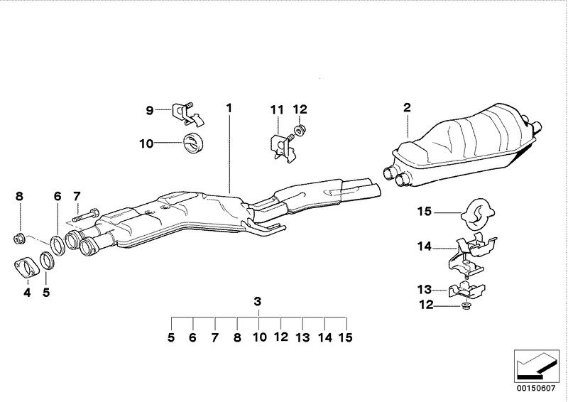 Means muffler 18129068597