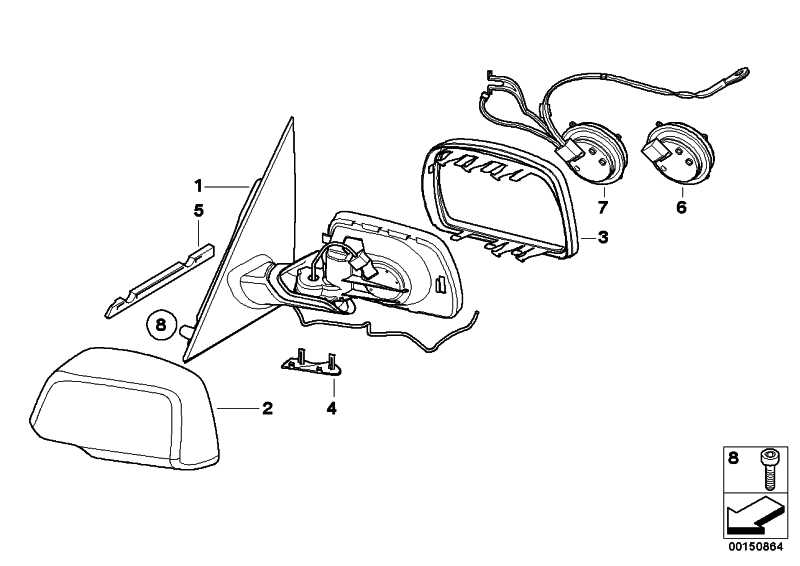 Cap outside mirrors primed li. X3 51163412281