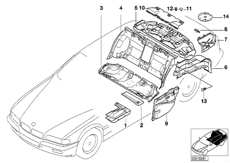 Soundproofing boot on the right 51488165190