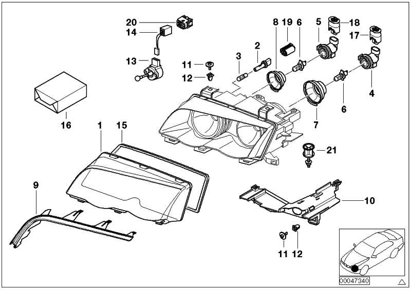 Cover plate left ZKW 3 63126923409