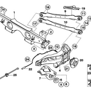 Trailing arm left 33306776315