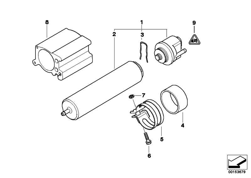 Fuel filter with heating 1er 5er 3 6 7 Series X3 MINI 13328512369