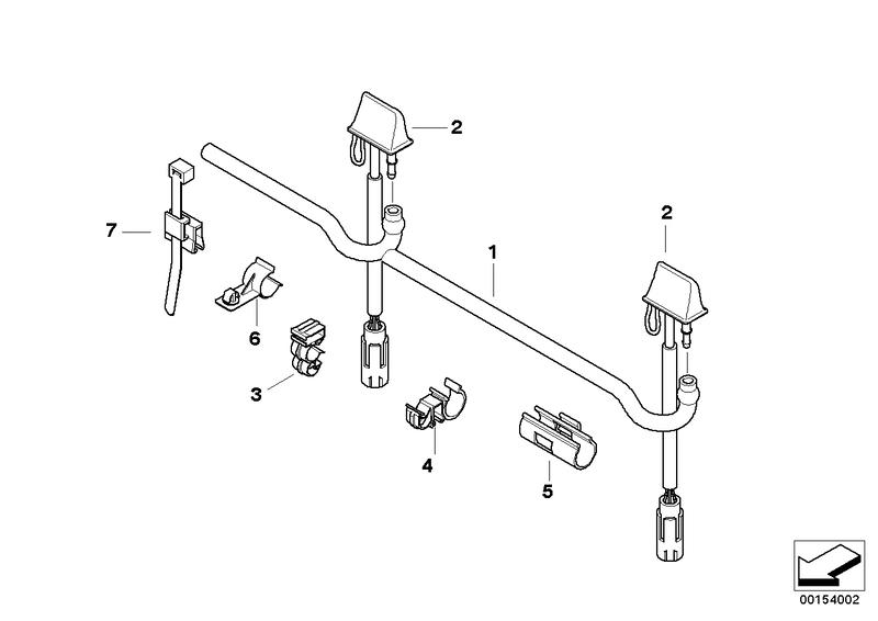 Hose line wash 61667135410