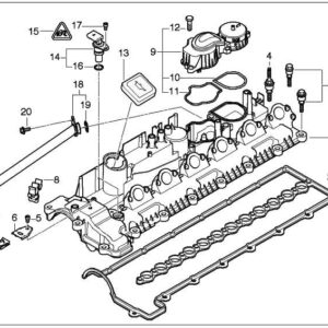 Set fastener inside 5er 3 6 7 Series X3 X5 X6 11120036237