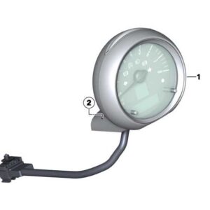 Tachometer steering column CHROM 62109325834