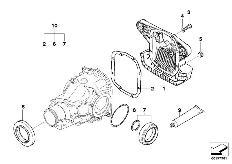 Gear cover 33117837278