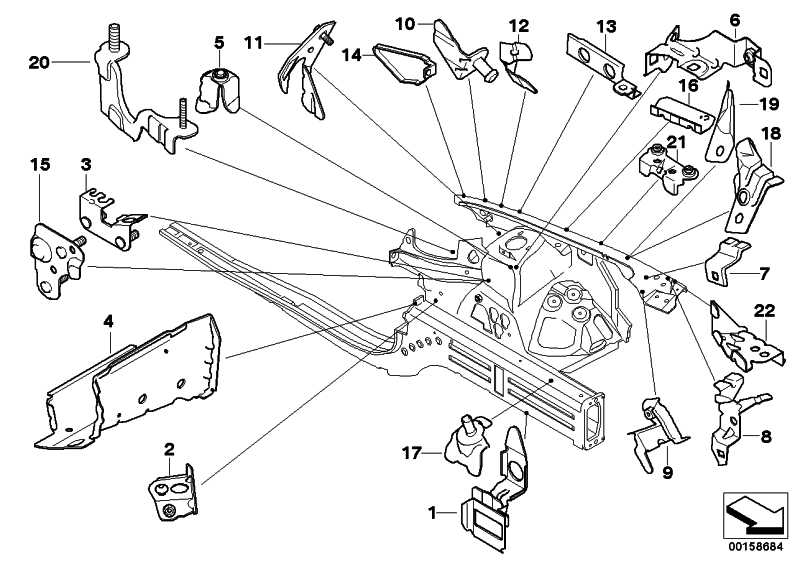 Holder intake silencer left 3 41127145361