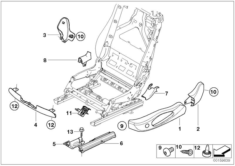 Panel rear right SCHWARZ 52109116938