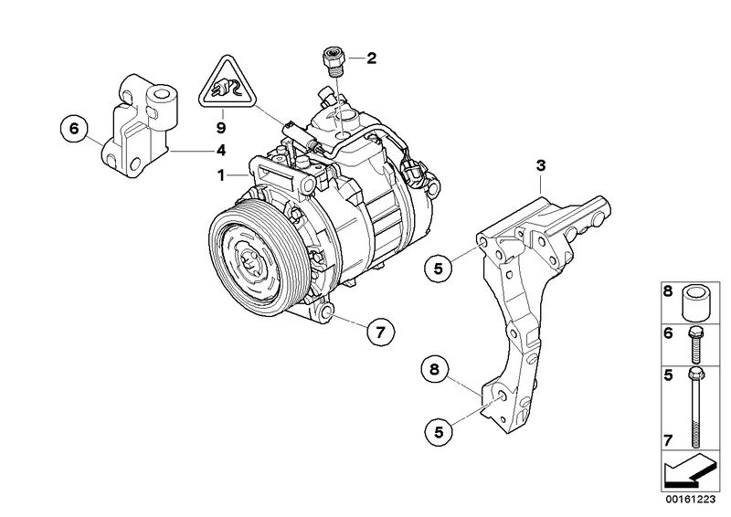 Carrier air compressor 64557838221