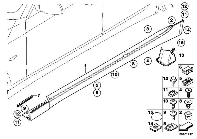 Cover sill painted left CODE - UNI / MET. 5 Series 51770422466