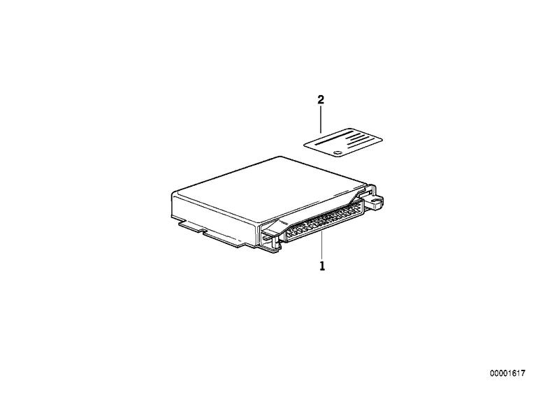 AT-base control unit DME M3.1 12141744861