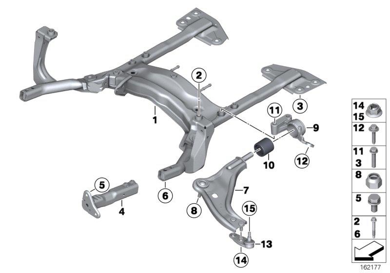 Holder carrier bumper right 31106794420