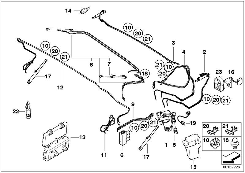 Hall sensor holder 54347042482