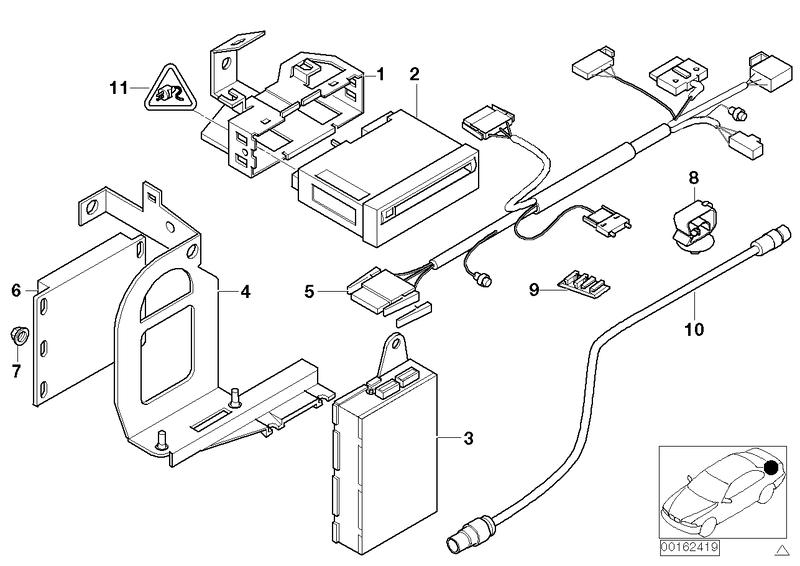 Navigation computer holder 65908369053