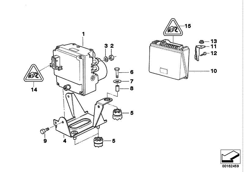 Holder Hydro unit ABS / ASC + T 34511090973