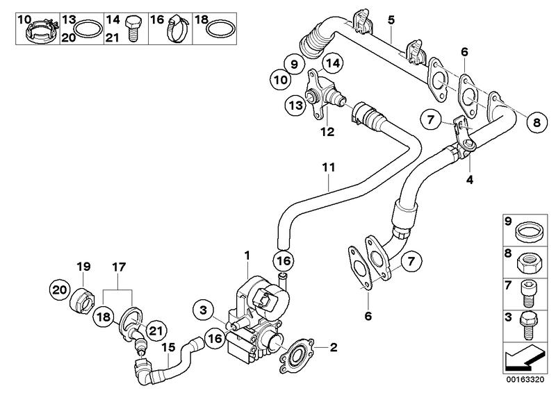 Coolant hose 11717557364