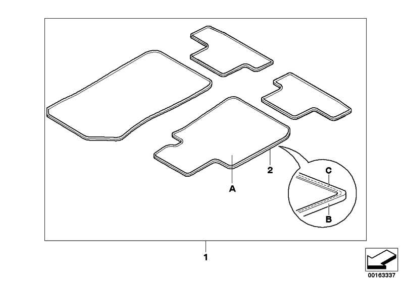 Set Floor mats velor INDIVIDUAL 3 51477981084