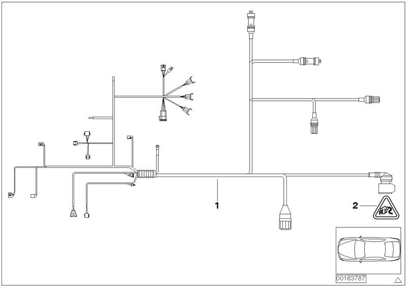 Harness engine transmission module 12517836375