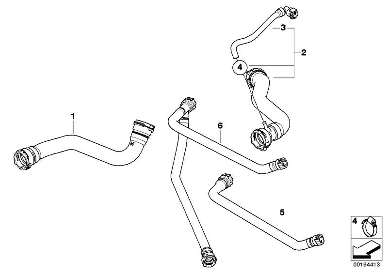 Coolant hose 17123445893