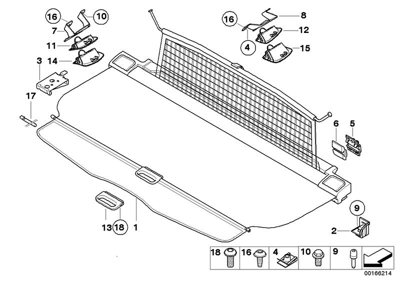 Receiving blind cover GRAU 51476949762